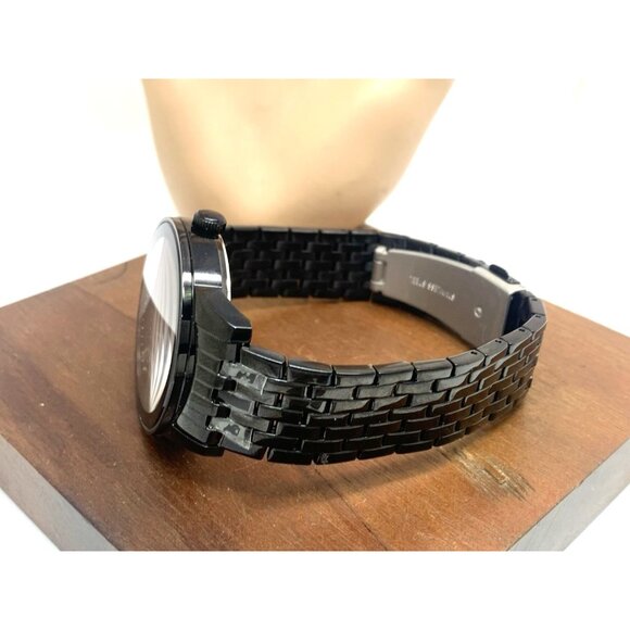 Timex Men's Watch TW2T50400 Quartz Black Dial Day Date Stainless Steel 41mm - Picture 8 of 13